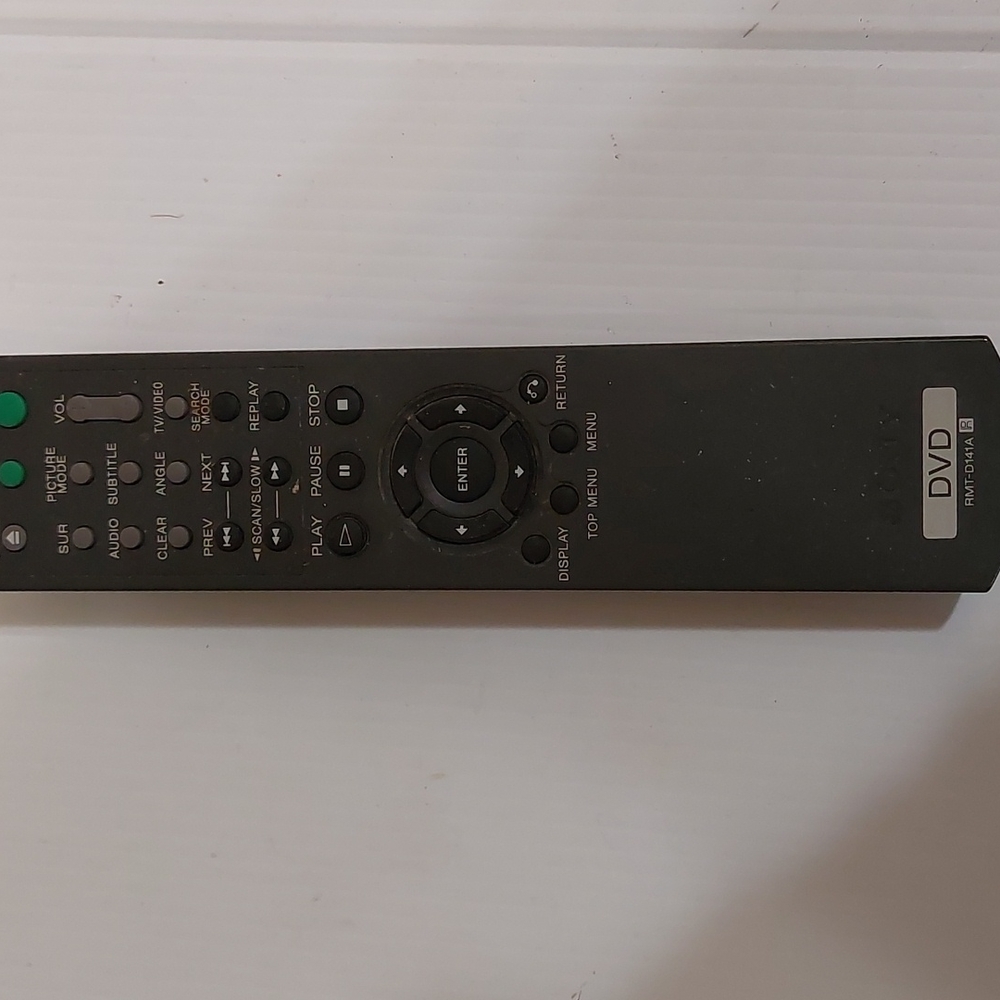Genuine Sony RMT-D141A DVD Remote Control Black